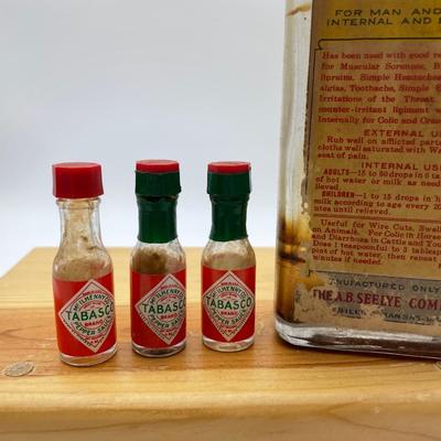 Seelyeâ€™s Wasa-Tusa and 3 mini tobasco