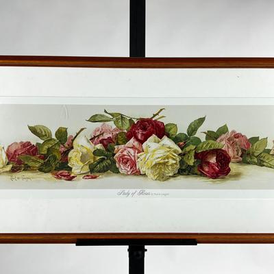 1156 Framed Print â€œStudy of Rosesâ€ by Paul de LongprÃ©