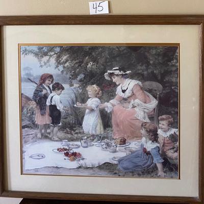 Framed Fredrick Morgan Print â€œCharityâ€