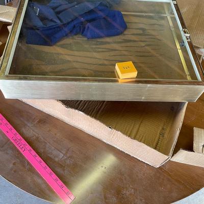 Gold Metal Table Top Display