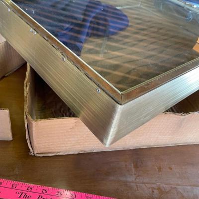 Gold Metal Table Top Display