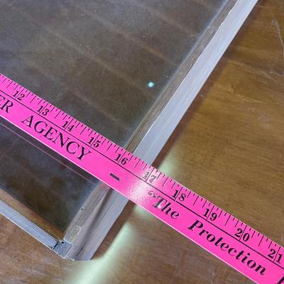 Pine deep table top display case