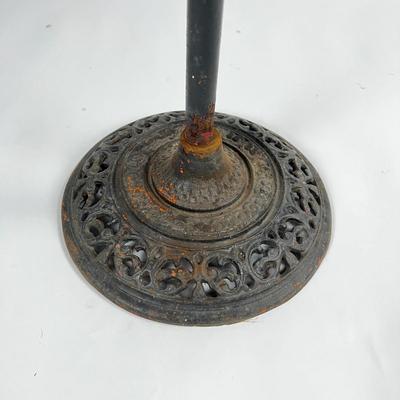 1159 Antique Rod Iron Two Piece Birdhouse Hanger