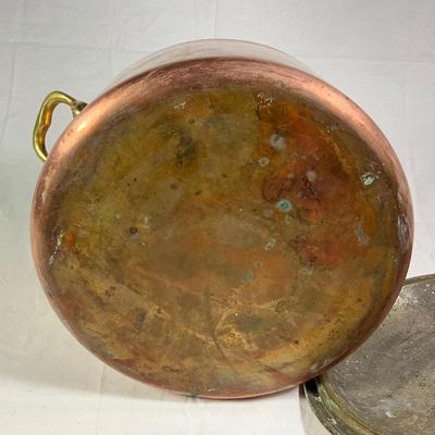 1154 Large Copper Stock pot