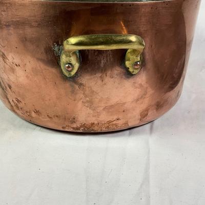 1154 Large Copper Stock pot