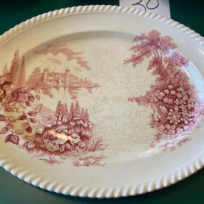 Beautiful â€œCastle of the Lake China Set