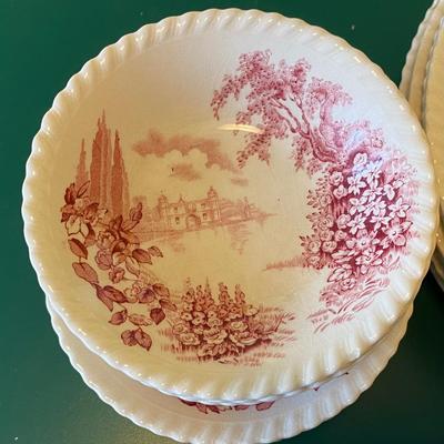 Beautiful â€œCastle of the Lake China Set