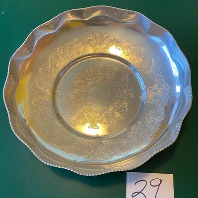 Vintage Aluminum Serving Bowl