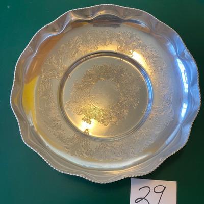 Vintage Aluminum Serving Bowl