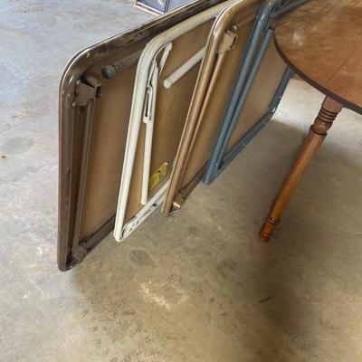 Lot of 4 Card Tables