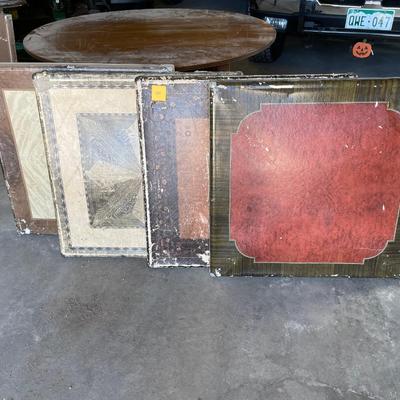 4 Antiques Cardboard Card tables