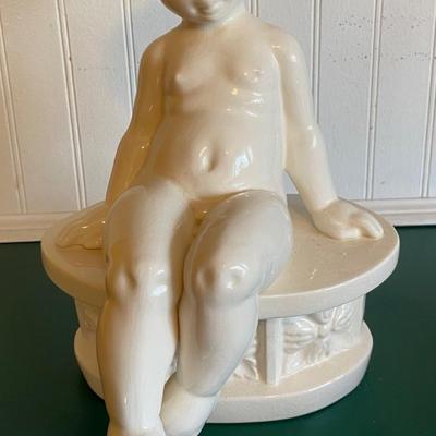 9â€ Porcelain Cherub