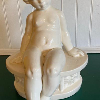 9â€ Porcelain Cherub