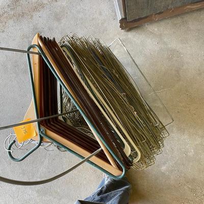 Antique Clothes Hanger Rack