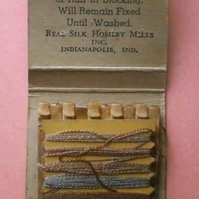 Vintage Real Silk Hosiery Mending Kit