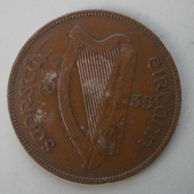 IRELAND 1935 1d (Penny) Coin