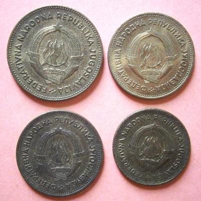 YUGOSLAVIA (4) 1955 Coins