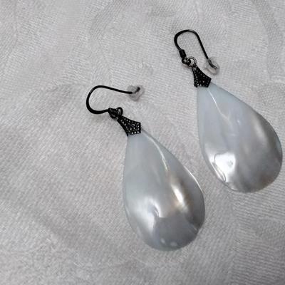 Mother of Pearl 925 Earrings