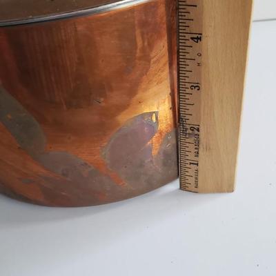 Vintage Cop R Chef by All clad Copper pot and lid