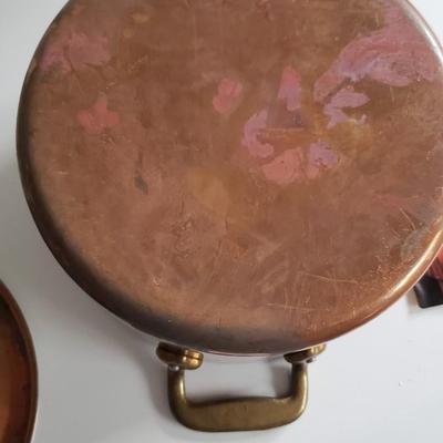 Vintage Cop R Chef by All clad Copper pot and lid