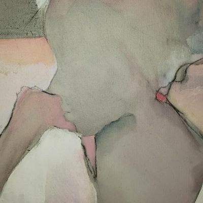 Figural stylized Painting by Eveland