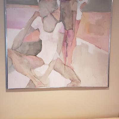 Figural stylized Painting by Eveland