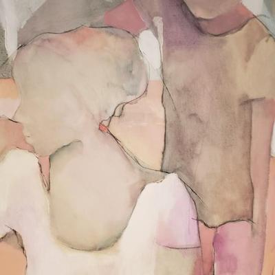 Figural stylized Painting by Eveland