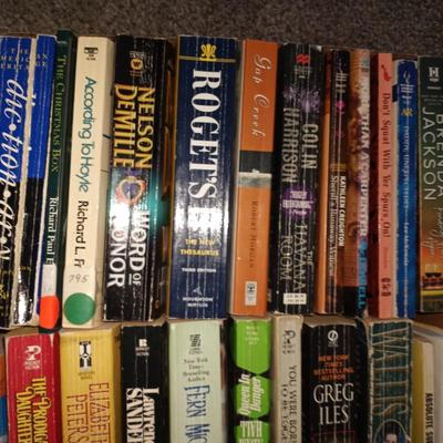 LARGE VARIETY OF PAPER BACK BOOKS