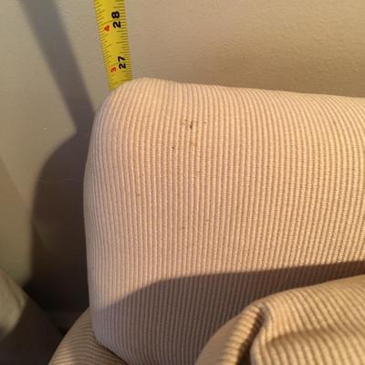 Down filled sofa
