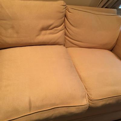 Down filled sofa