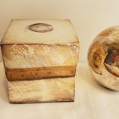 Vintage Appleton silver sphere bookends, VERY HEAVY