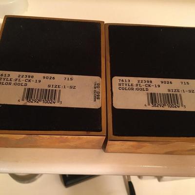 Trio of votive holders with mirrors Calvin Klein, very heavy