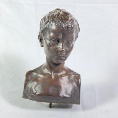 1191 Vincenzo Bentivegna (1879-1943) Signed Italian Bronze Sculpture