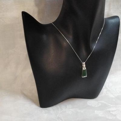 Jade 925 16" Necklace