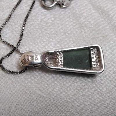 Jade 925 16" Necklace