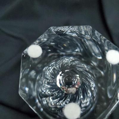 Orrefors Crystal Tornado Swirl  Vase