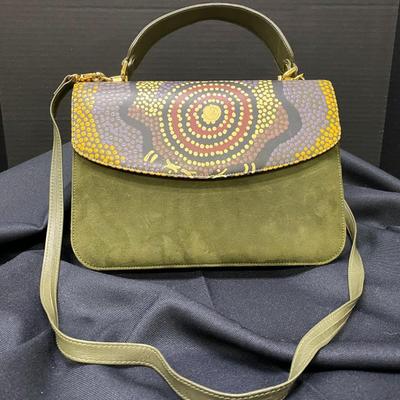 Uluroo Australia Hand painted Purse