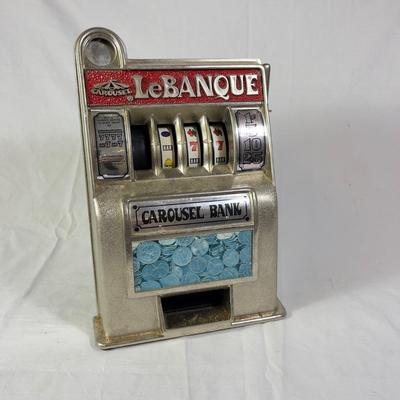 1201 Vintage LeBanque Table Top Slot Machine