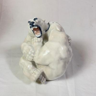 1202 Vintage 1967 Royal Copenhagen Fighting Bears Figure