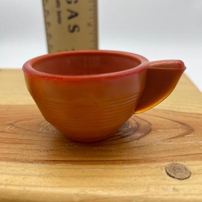 Vtg Akro Agate orange  1930â€™s