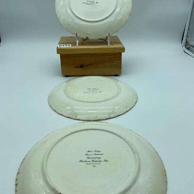 Blue Ridge hand plated plates