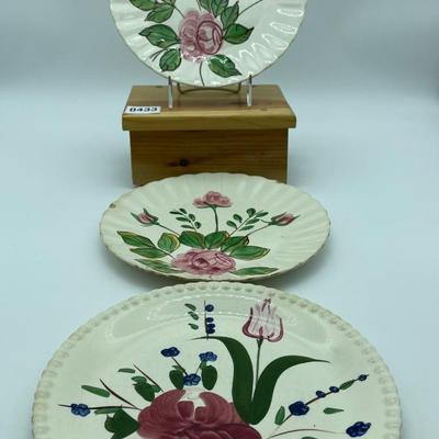 Blue Ridge hand plated plates
