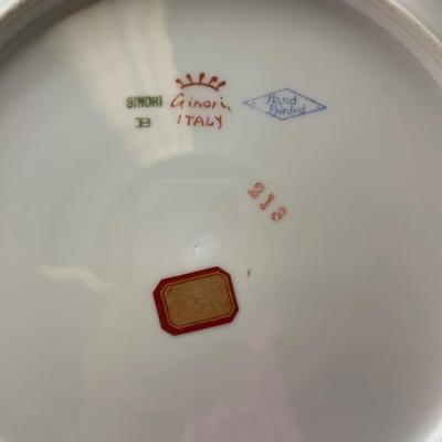 Hand painted, made in Italy plate