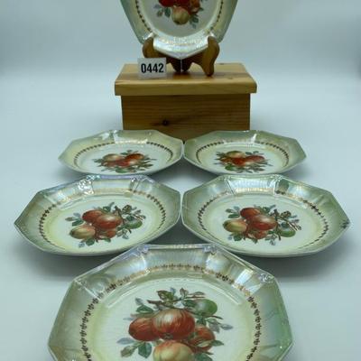 Set of 6 Imperial China plates