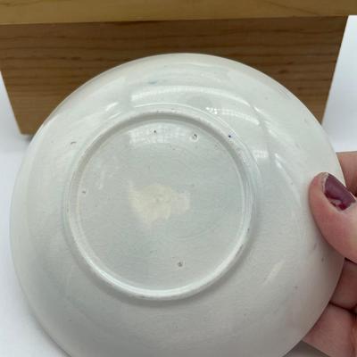 English China small decorative plate, saucer bowl and cup