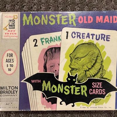 Milton Bradley Monster Old Maid.