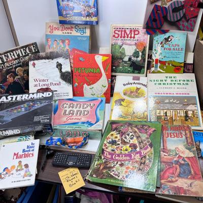 Children's classic Golden Books and games