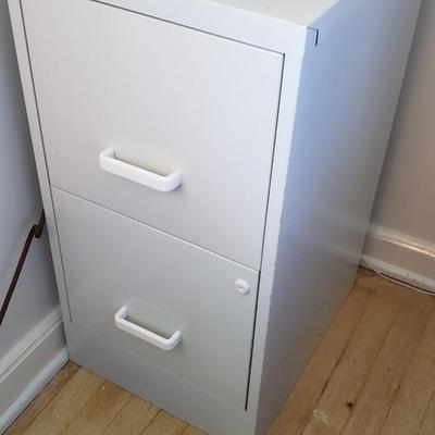 2 drawer metal file cabinet