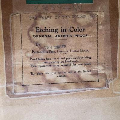 Etching Artist'sProof Print