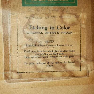 Etching Artist'sProof Print